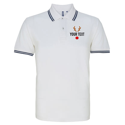 Reindeer Tipped Polo Shirt
