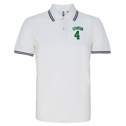 Pat Stanton Hibernian Football Tipped Polo Shirt