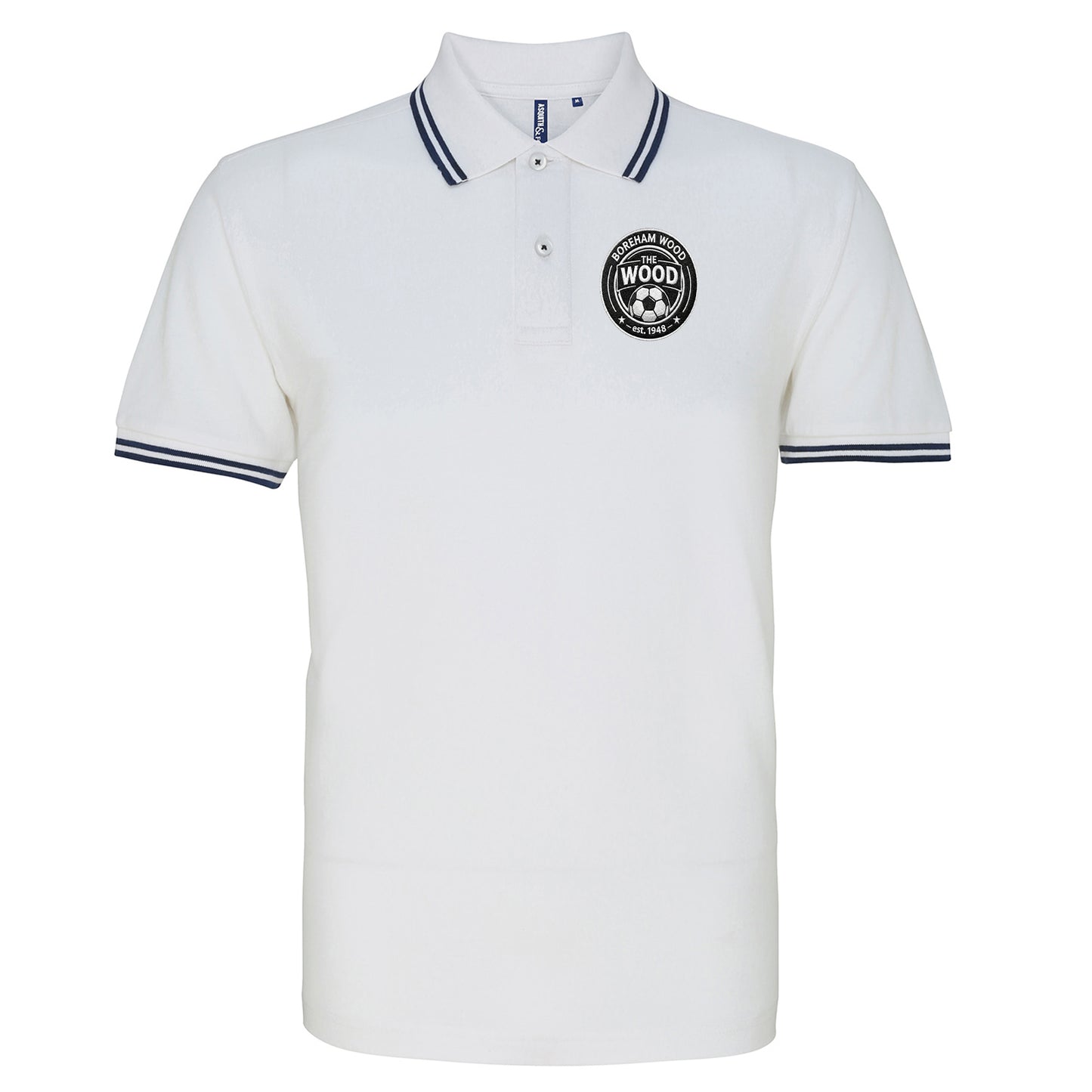 Boreham Wood Football Tipped Polo Shirt