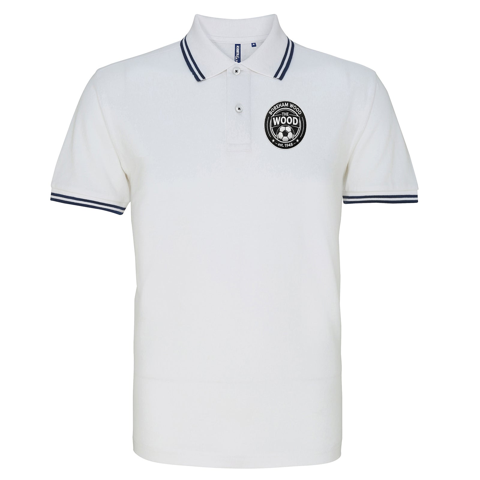Boreham Wood Football Tipped Polo Shirt