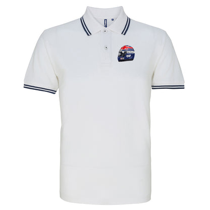 Nigel Mansell World Champion 1992 Tipped Polo Shirt 
