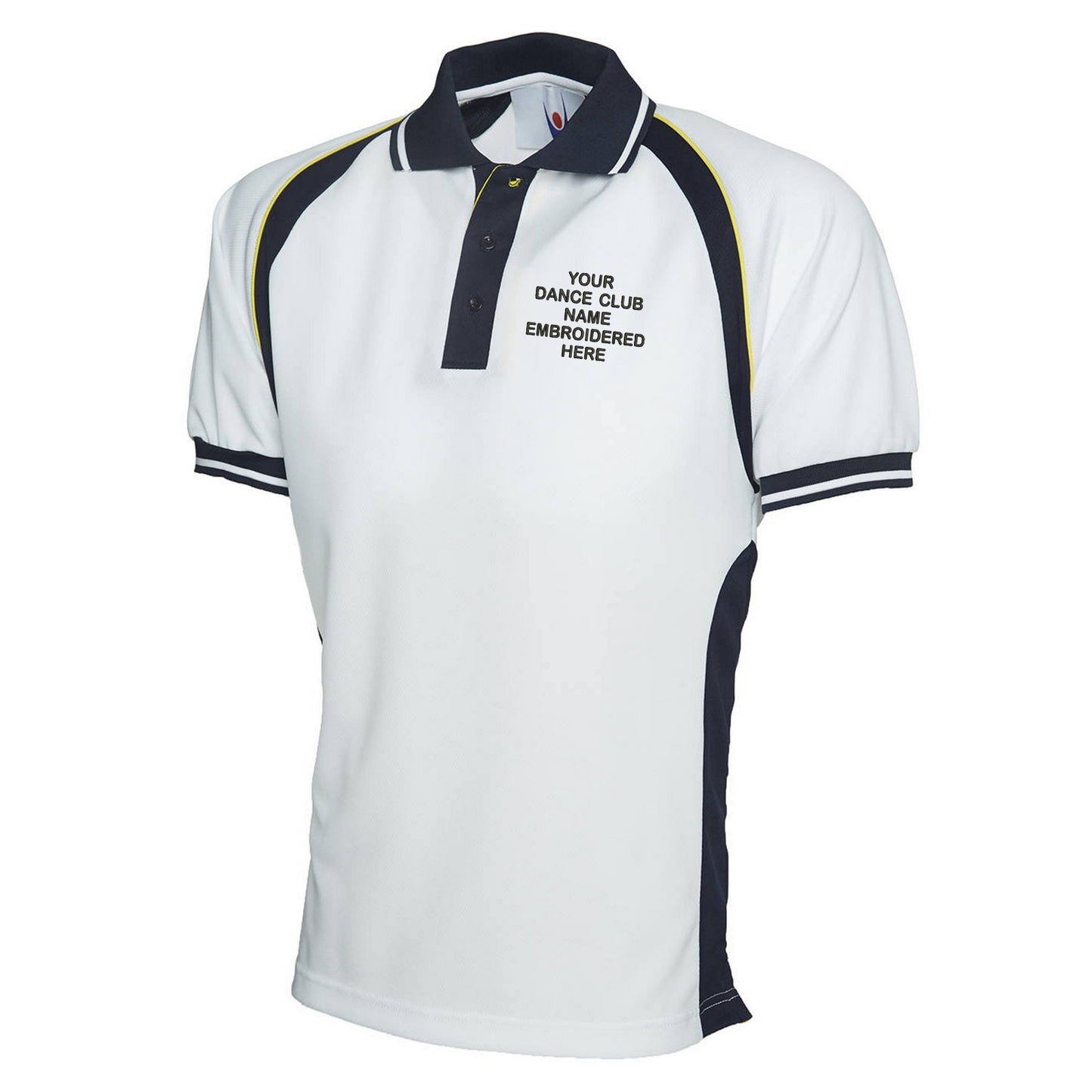 Personalised Dance Club Sports Polo Shirt