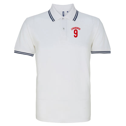 Poland-Football Tipped Polo Shirt