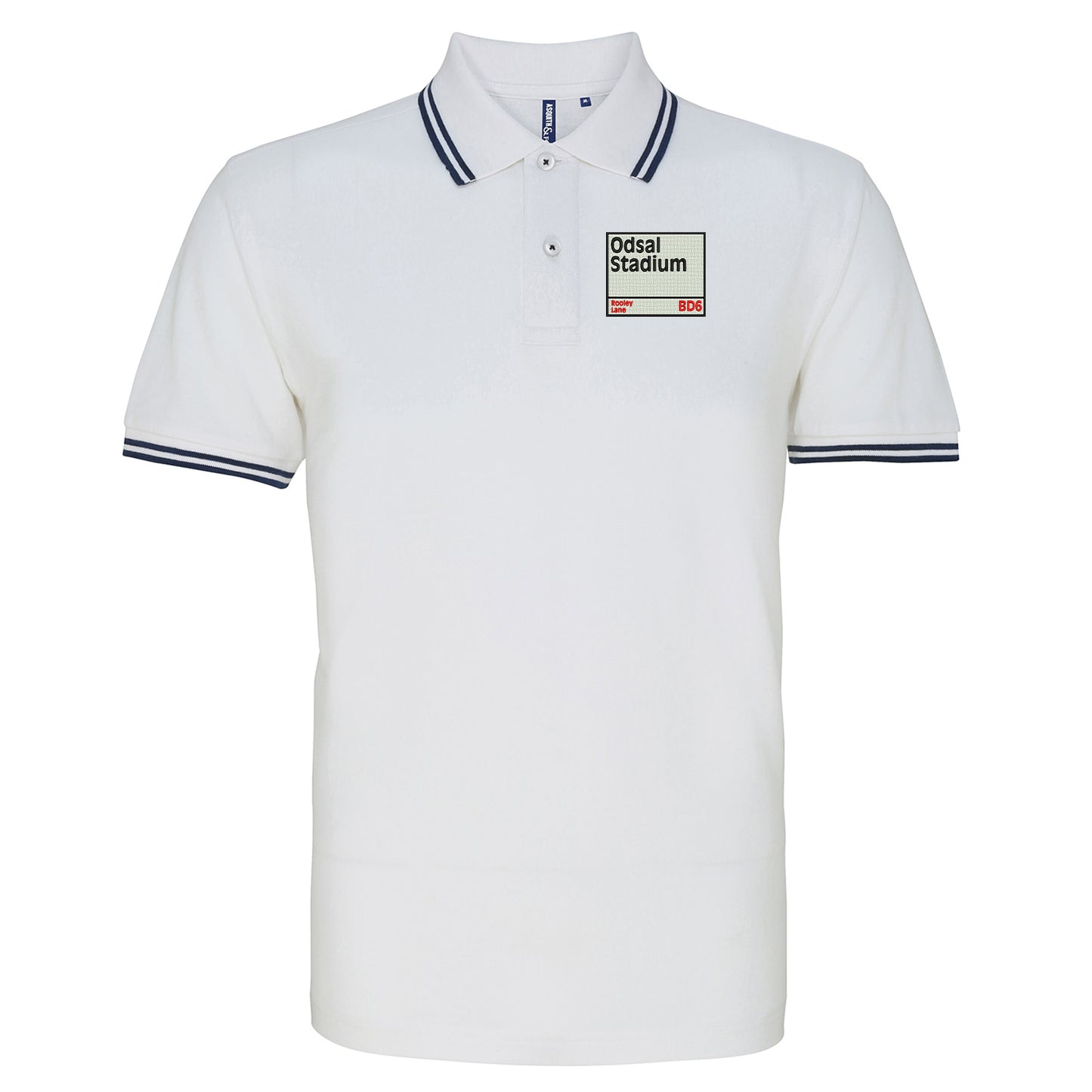 Bradford Bulls Odsal Stadium Tipped Polo Shirt