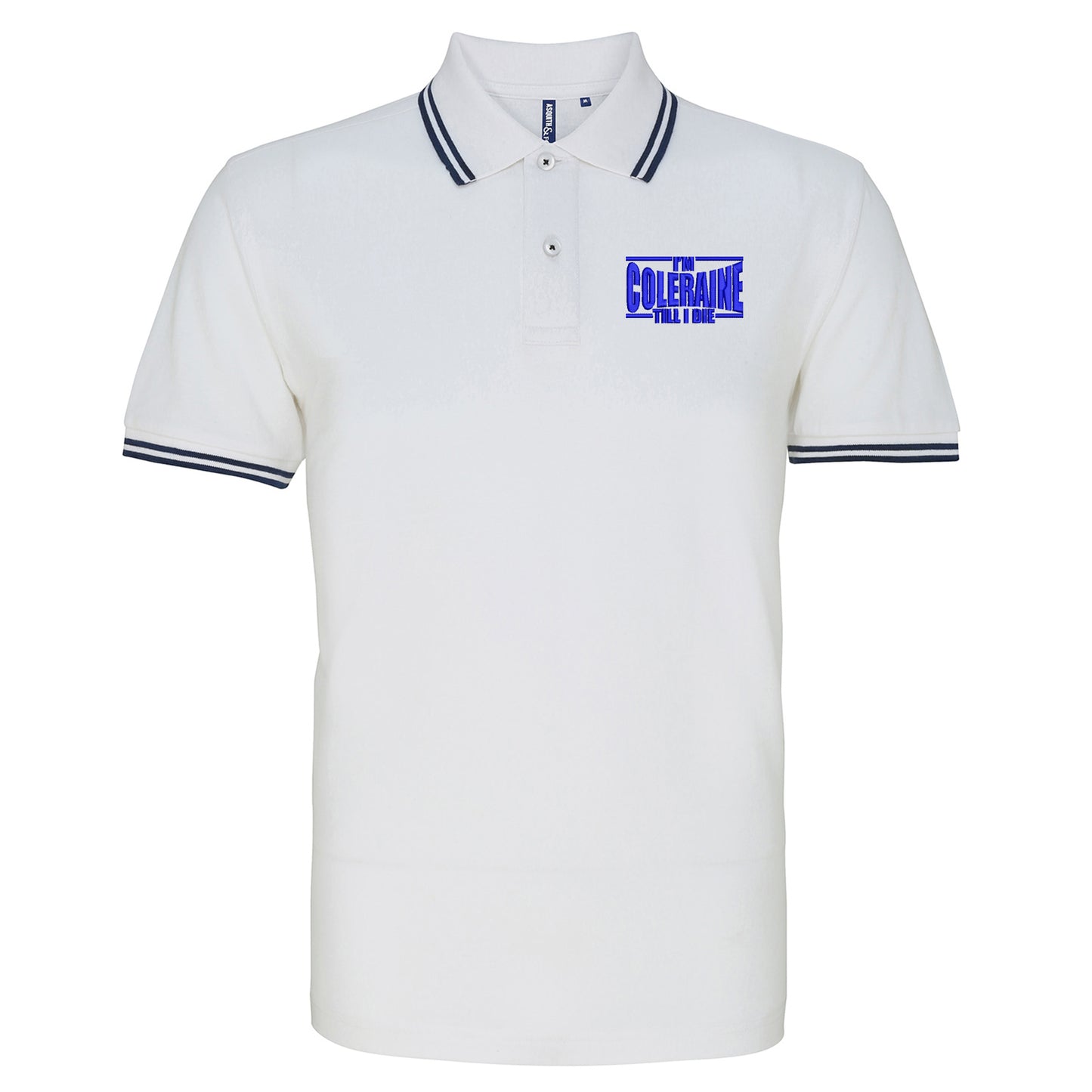 I am Coleraine Embroidered Polo Shirt