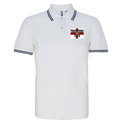 Trotters 1874 England Flag Polo Shirt