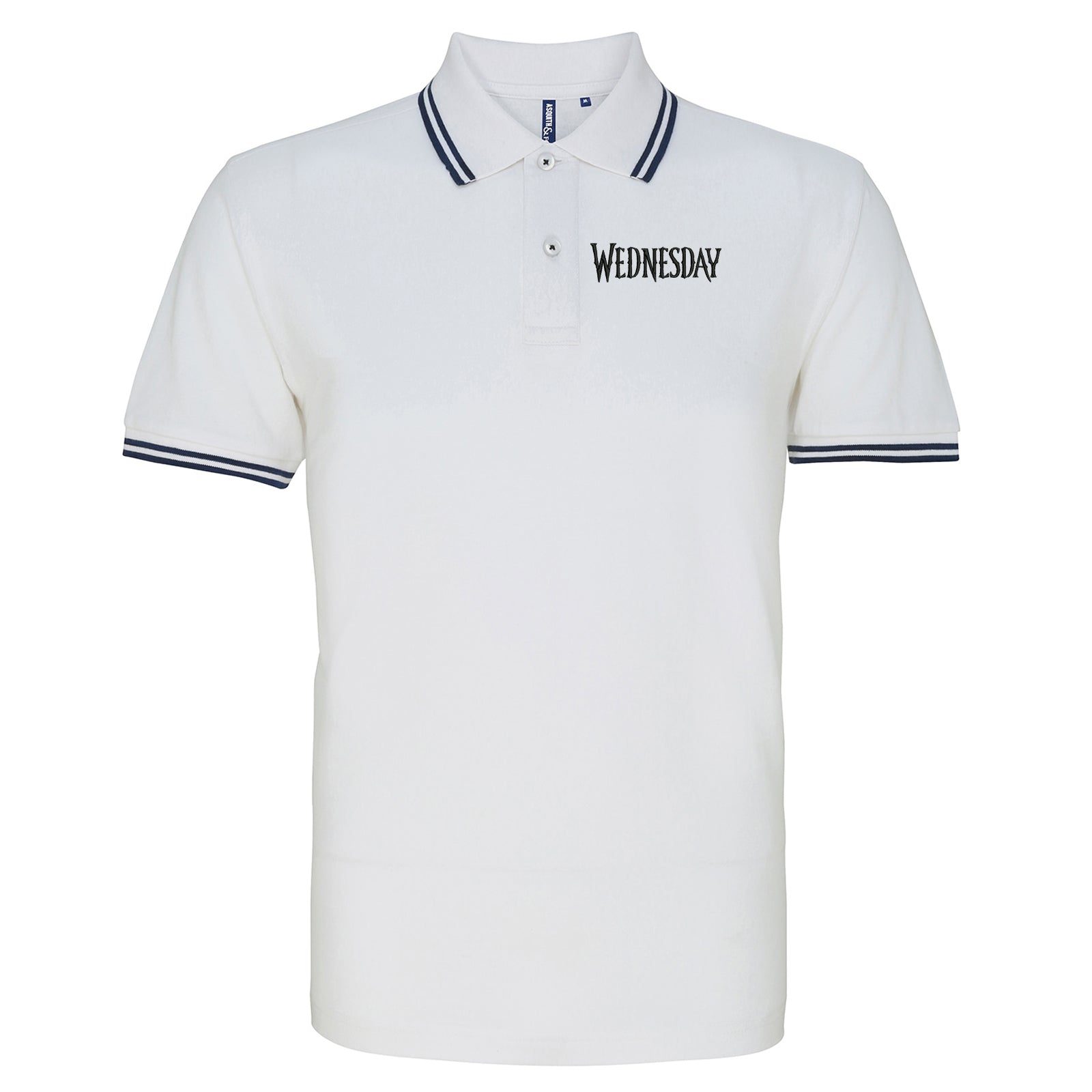 Wednesday TV Series Tipped Polo Shirt