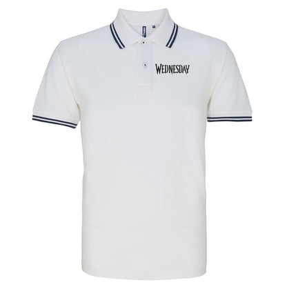 Wednesday TV Series Tipped Polo Shirt