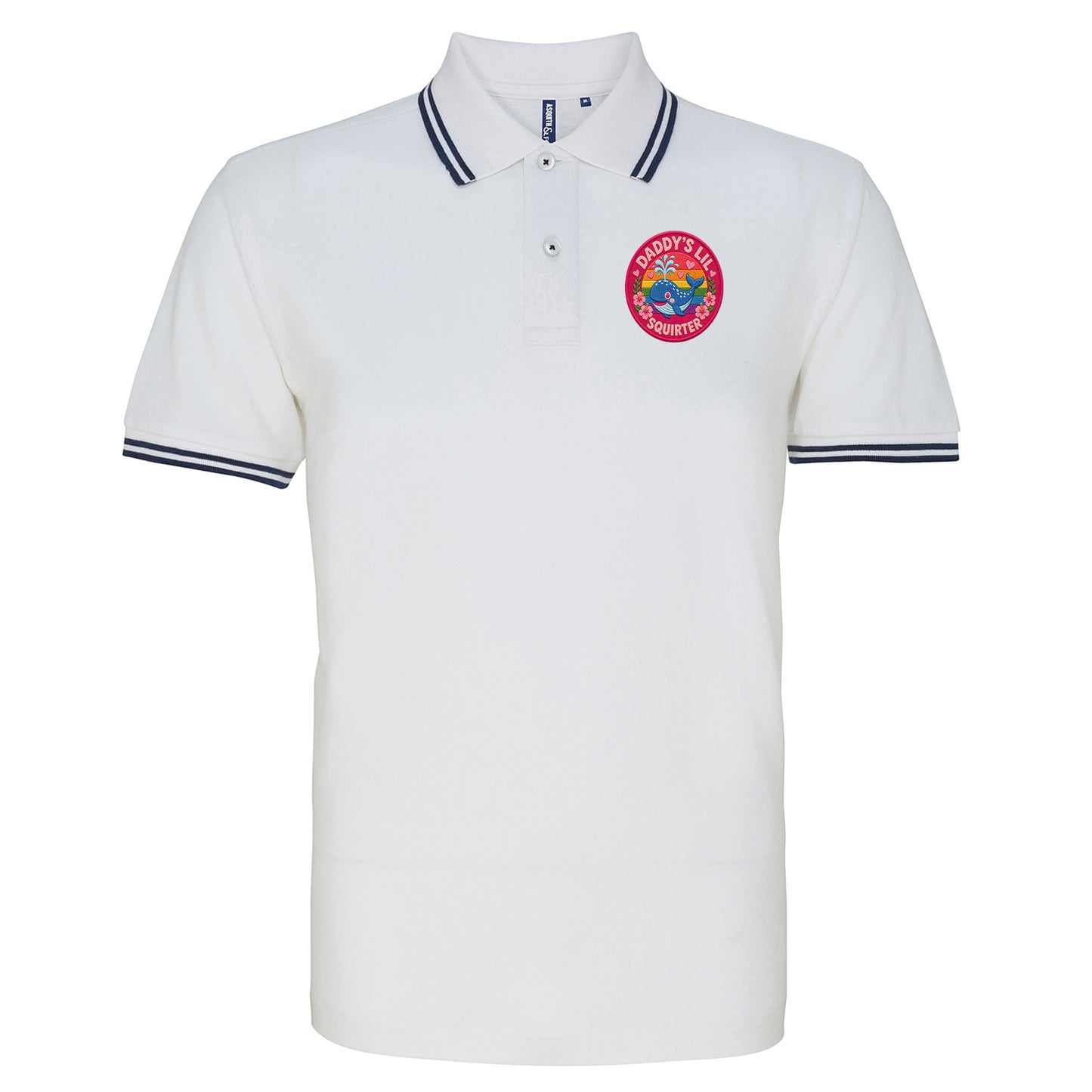 Daddy’s Lil Squirter Tipped Polo Shirt