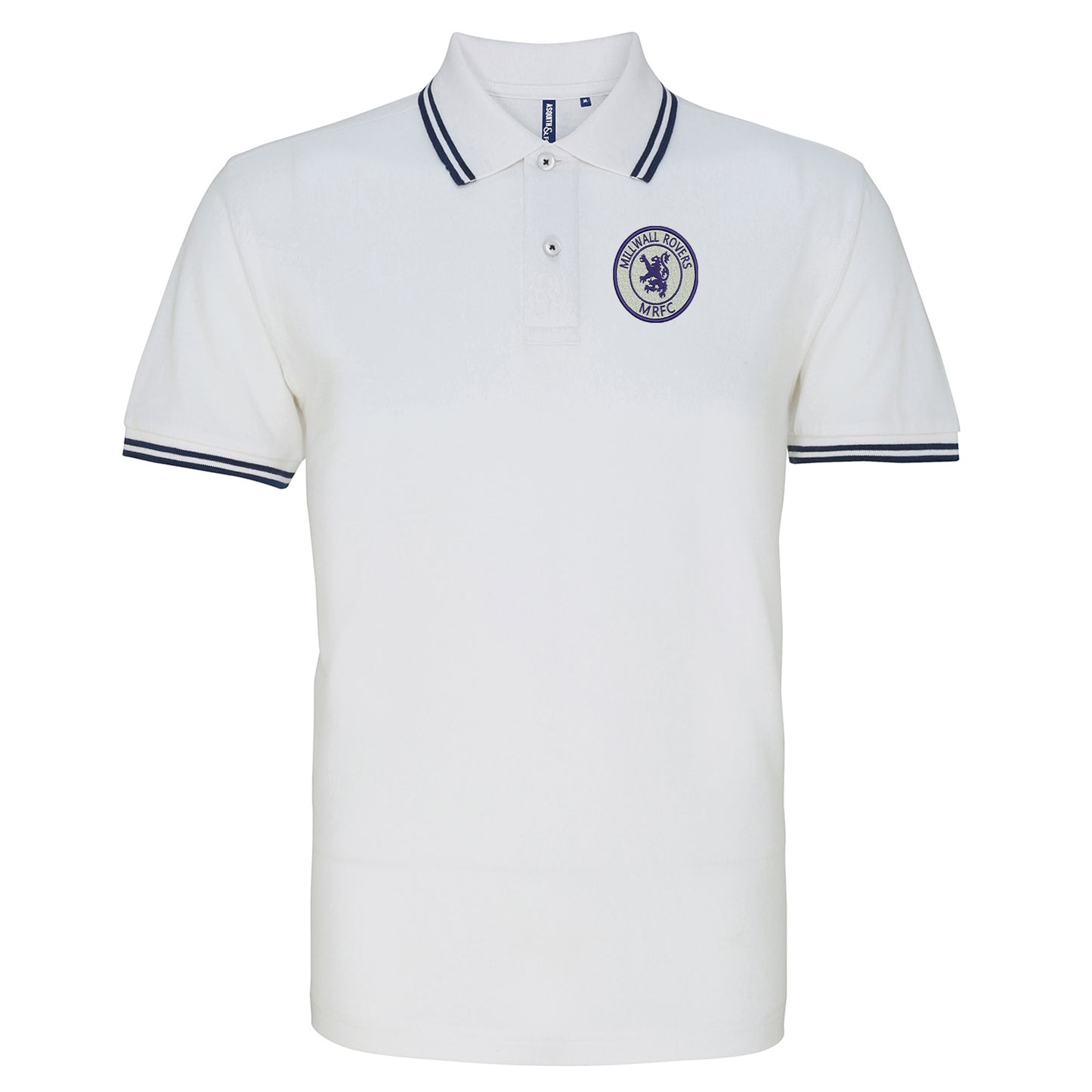 Classic Millwall Football Tipped Polo Shirt