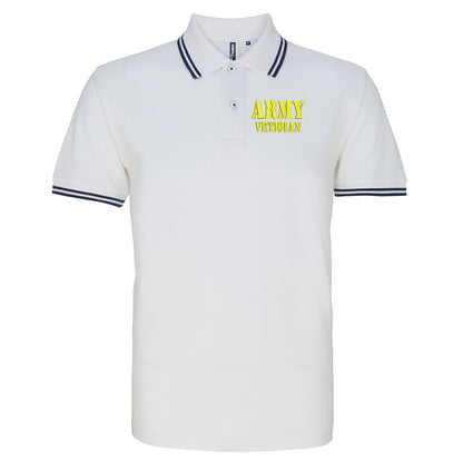 Army Veteran Tipped Polo Shirt