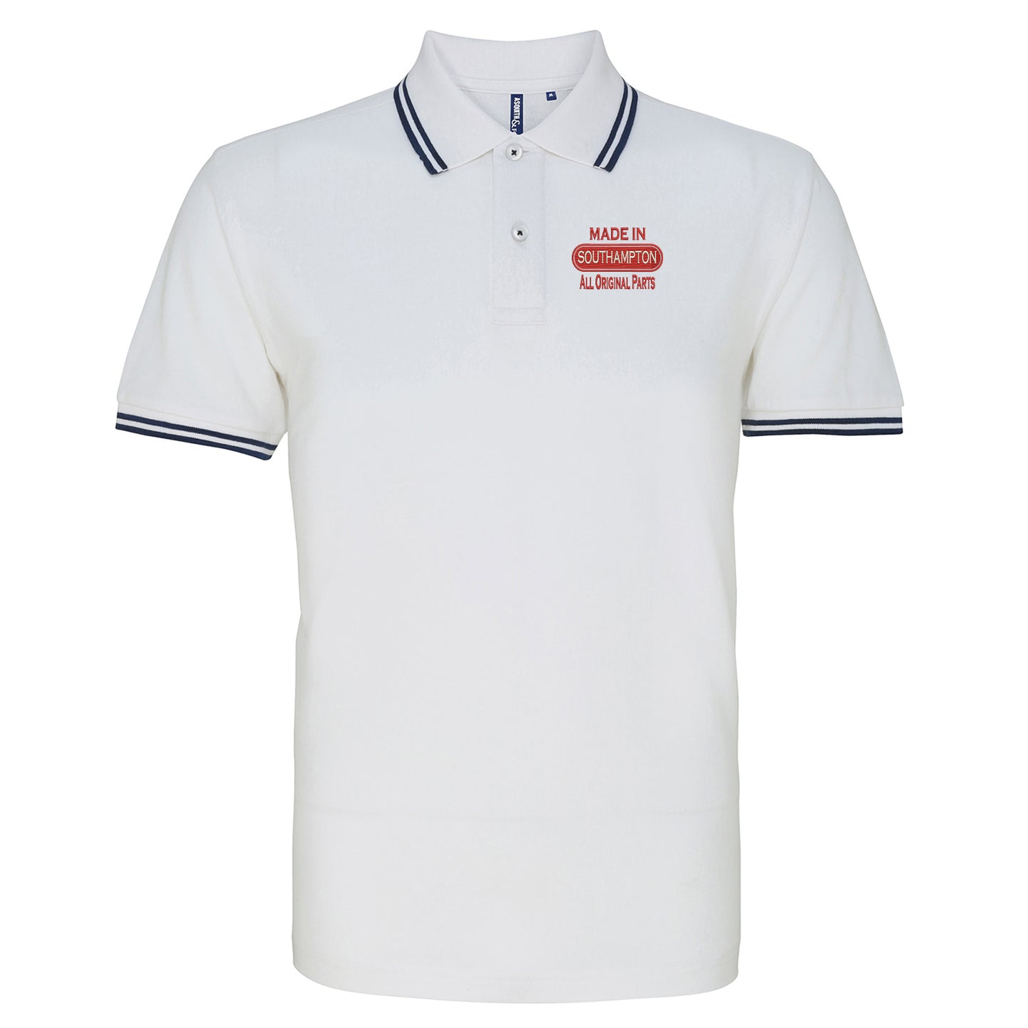 Made in Southampton Tipped Polo Shirt