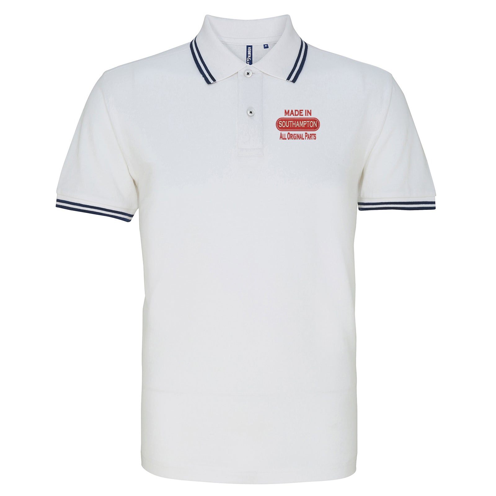 Made in Southampton Tipped Polo Shirt