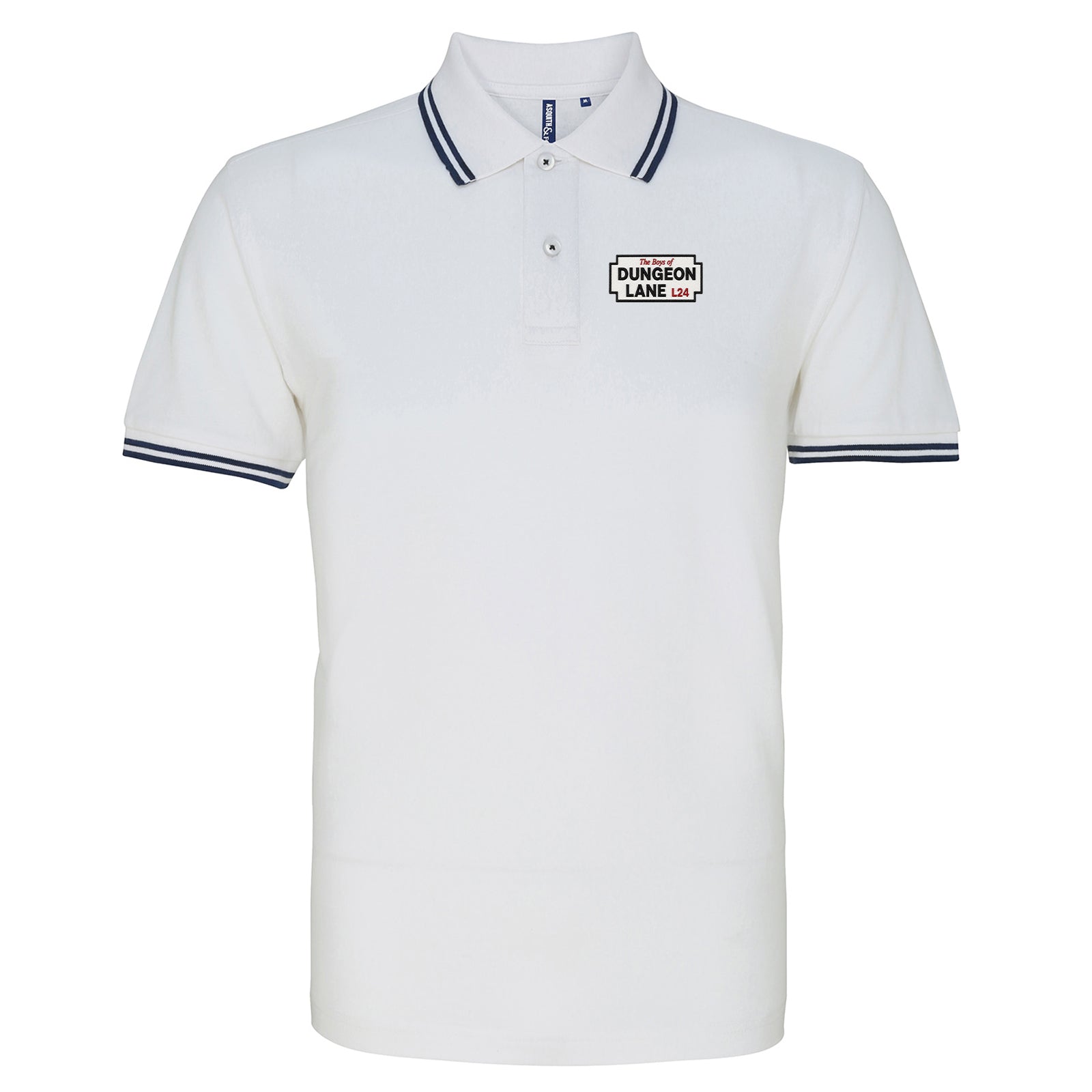 The Boys of Dungeon Lane Paul McCartney Album Tipped Polo Shirt