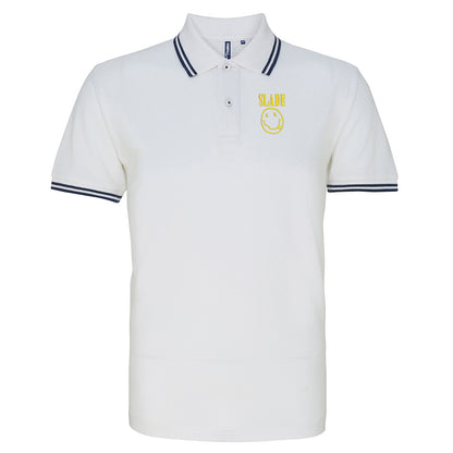 Classic Slade Nirvana Robbie Williams Tipped Polo Shirt