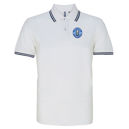 Man City League Cup 1975-1976 Tipped Polo Shirt