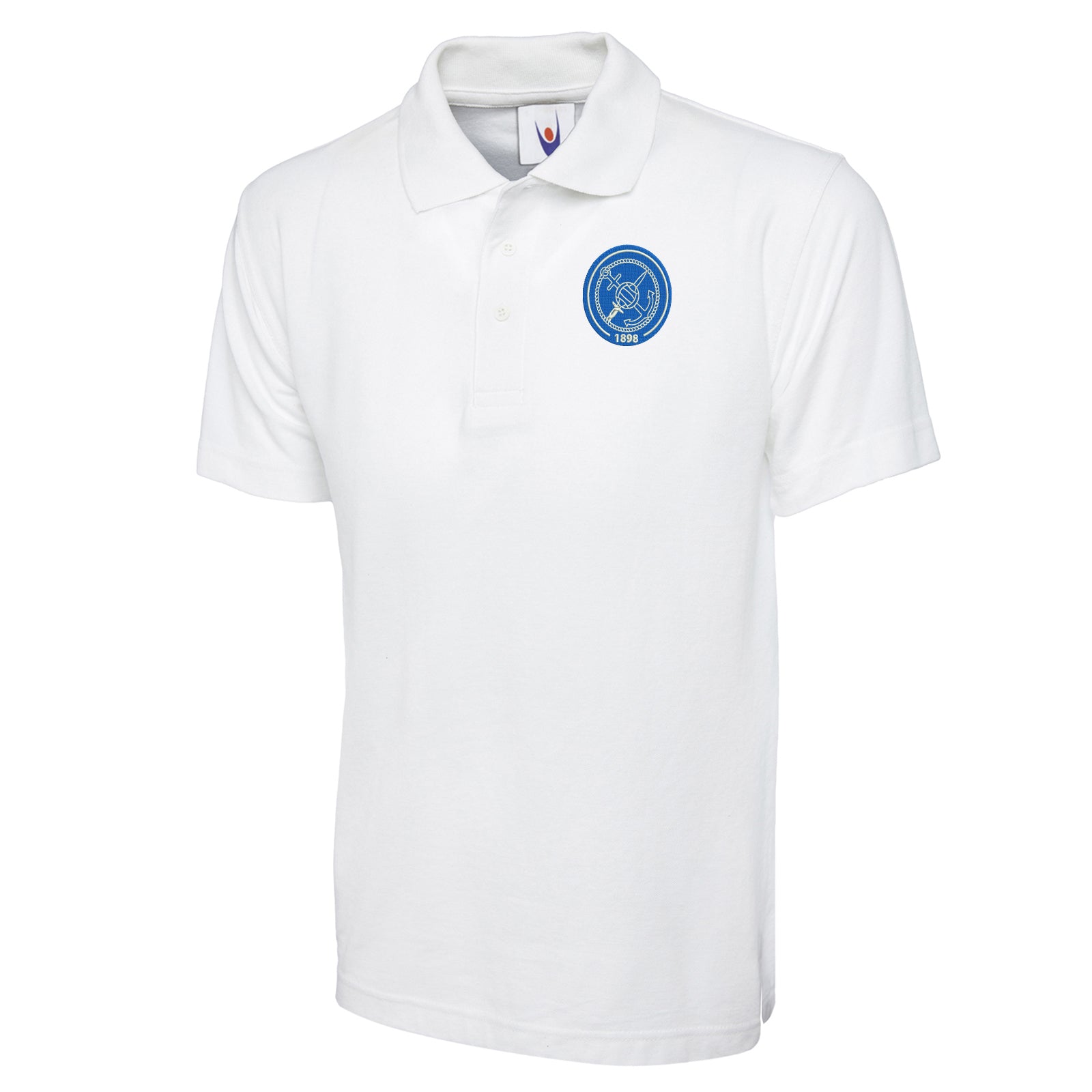 Retro Portsmouth Football Polo Shirt
