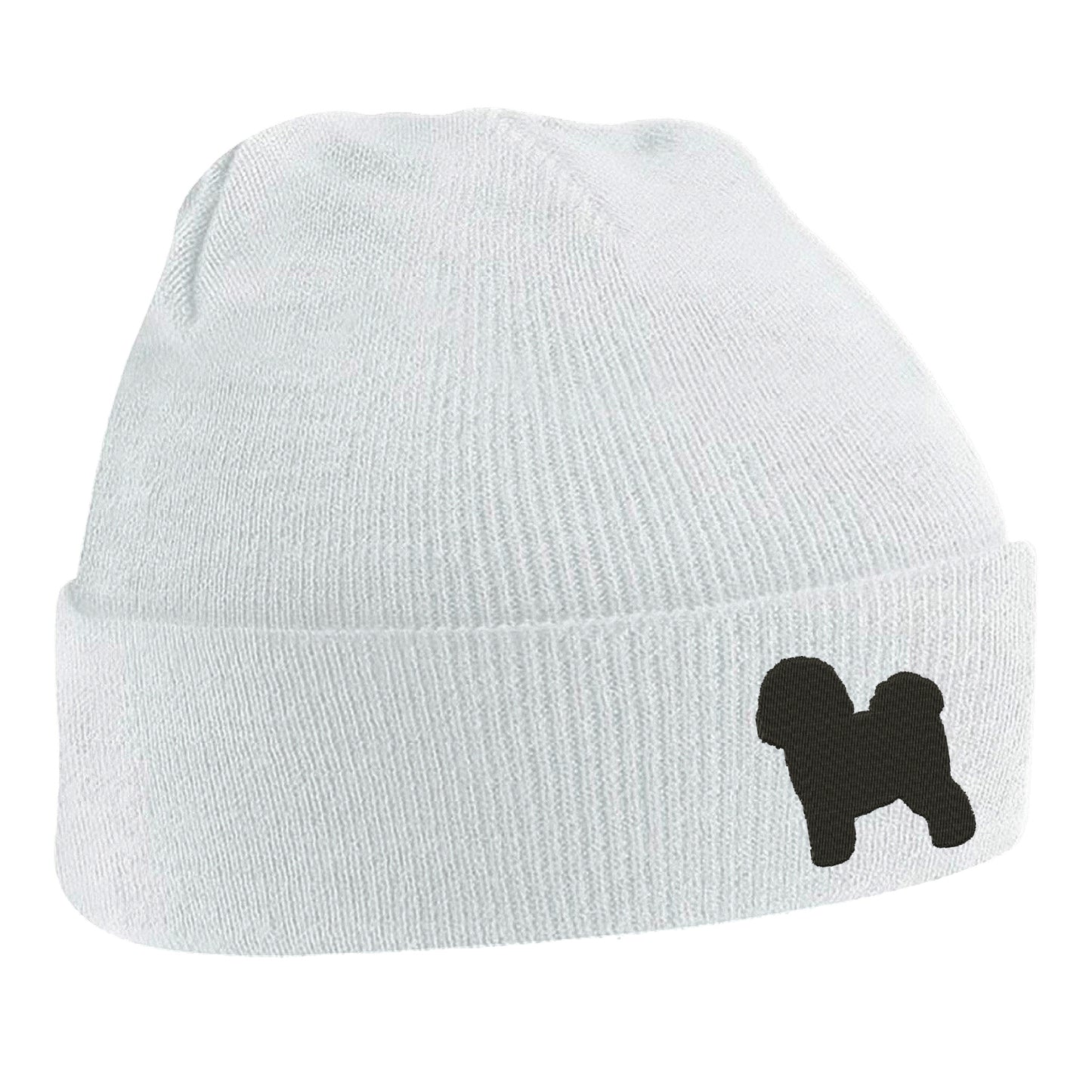 Bichon Frise Embroidered Beanie Hat