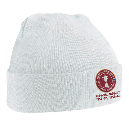 Hearts Scottish Champions Football Beanie Hat
