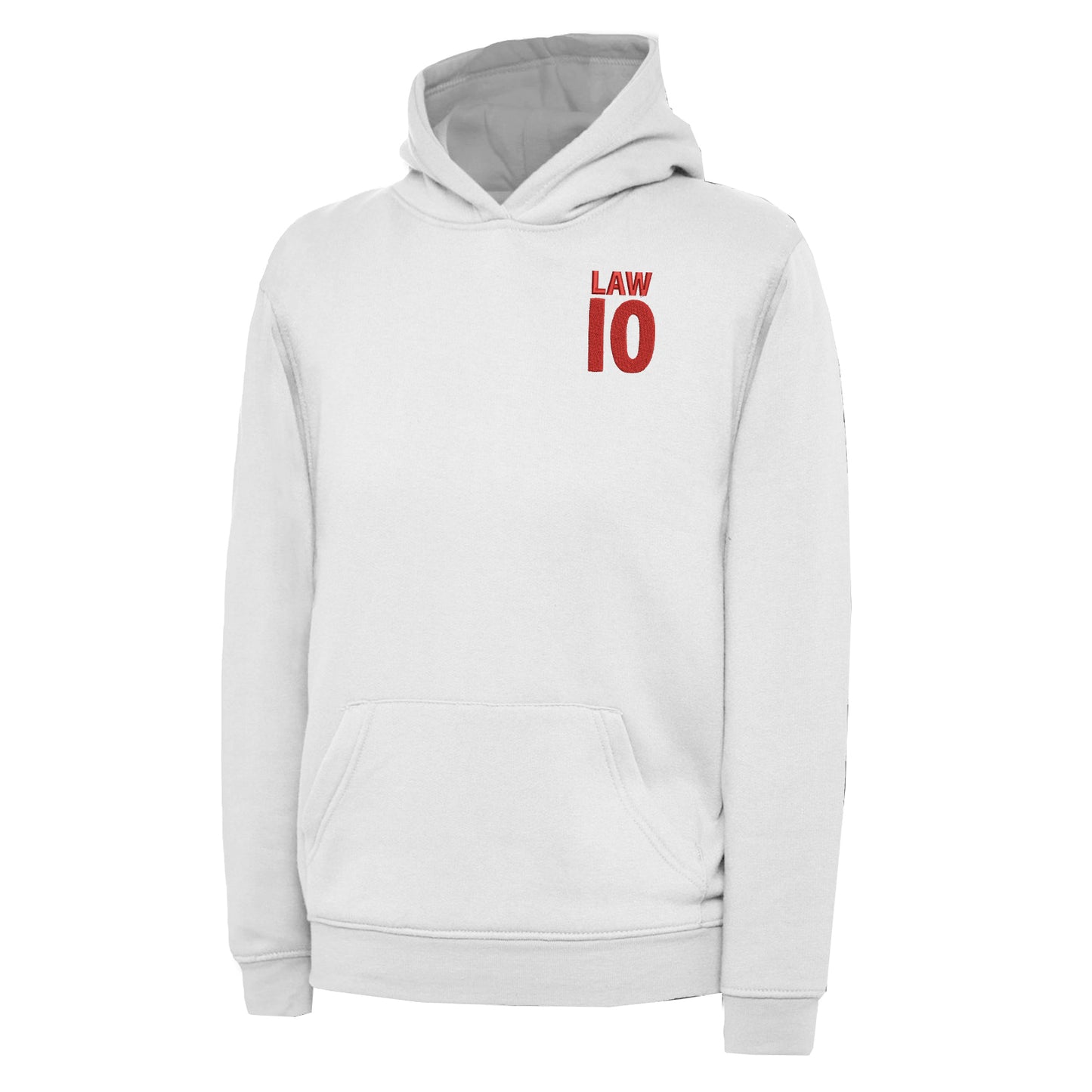 Law 10 Embroidered Children's Hoodie