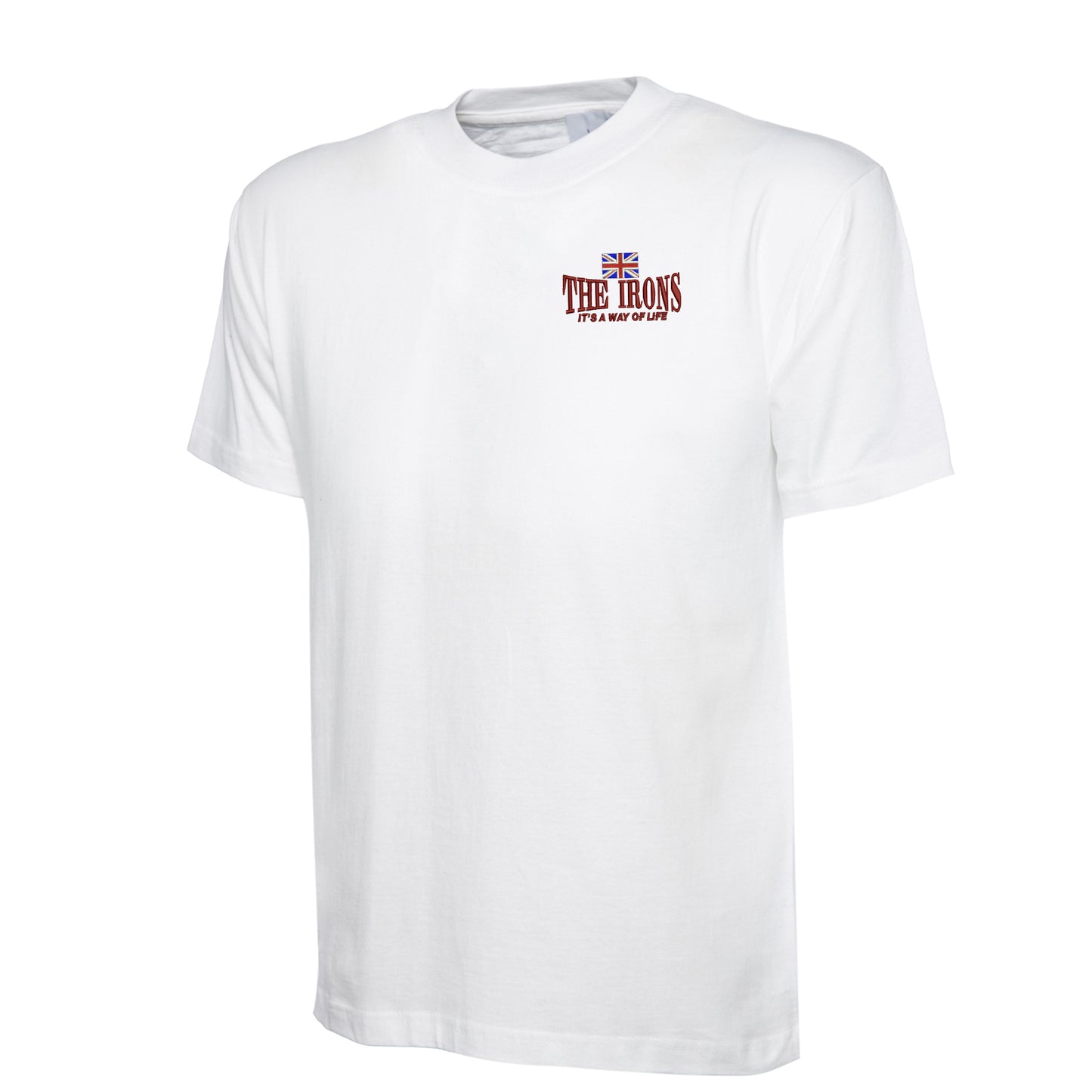 The Irons It's Way of Life Union Jack Embroidered Children's T-Shirt