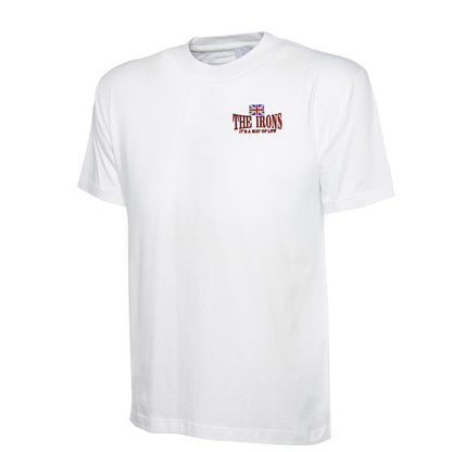 The Irons It's Way of Life Union Jack Embroidered Children's T-Shirt