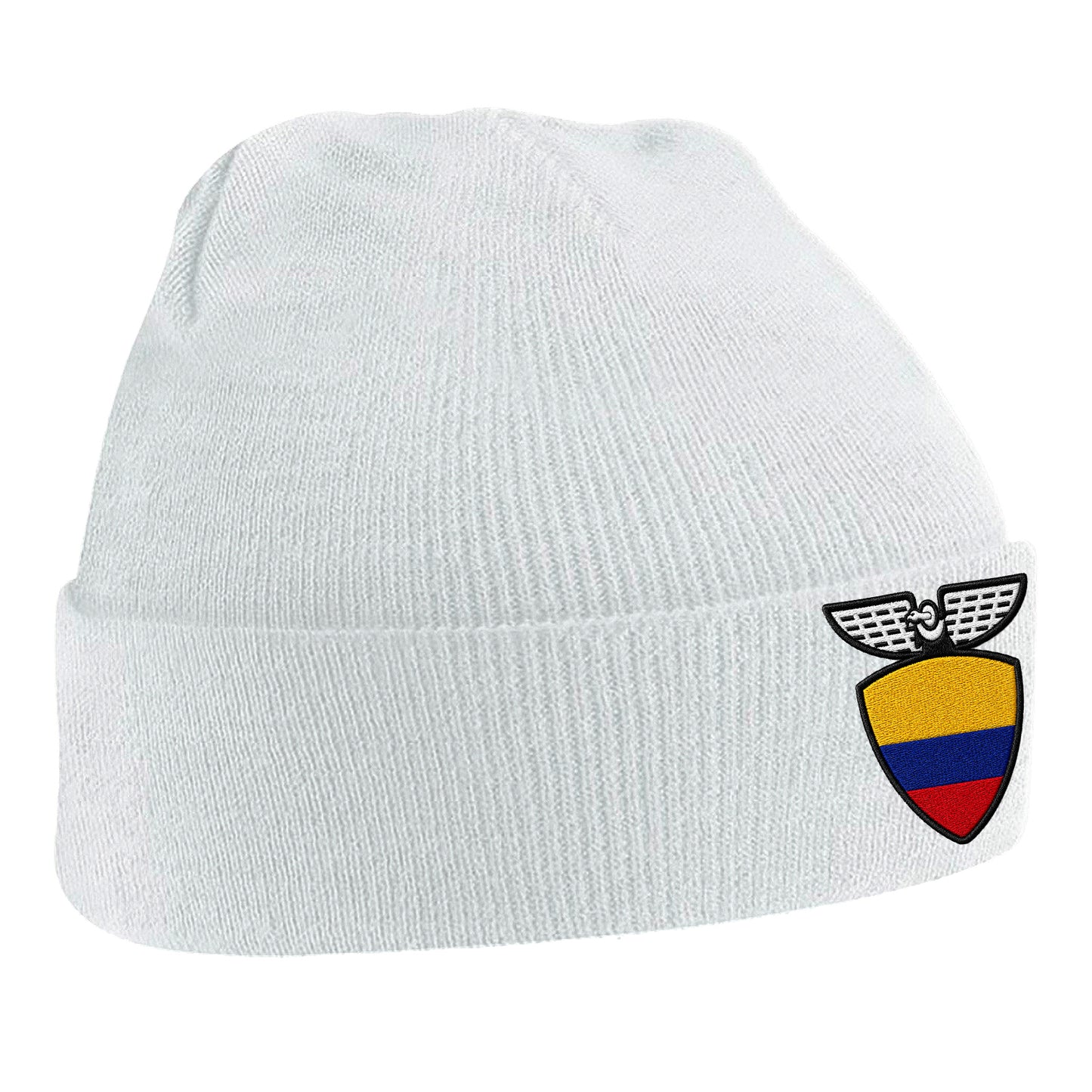 Retro Ecuador 1965 Embroidered Beanie Hat