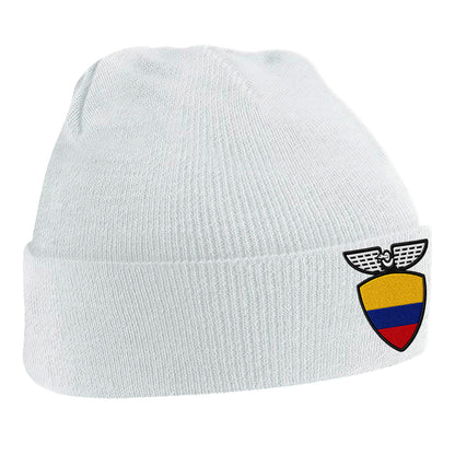 Retro Ecuador 1965 Embroidered Beanie Hat