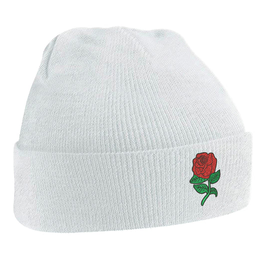 Retro England Rugby Beanie Hat