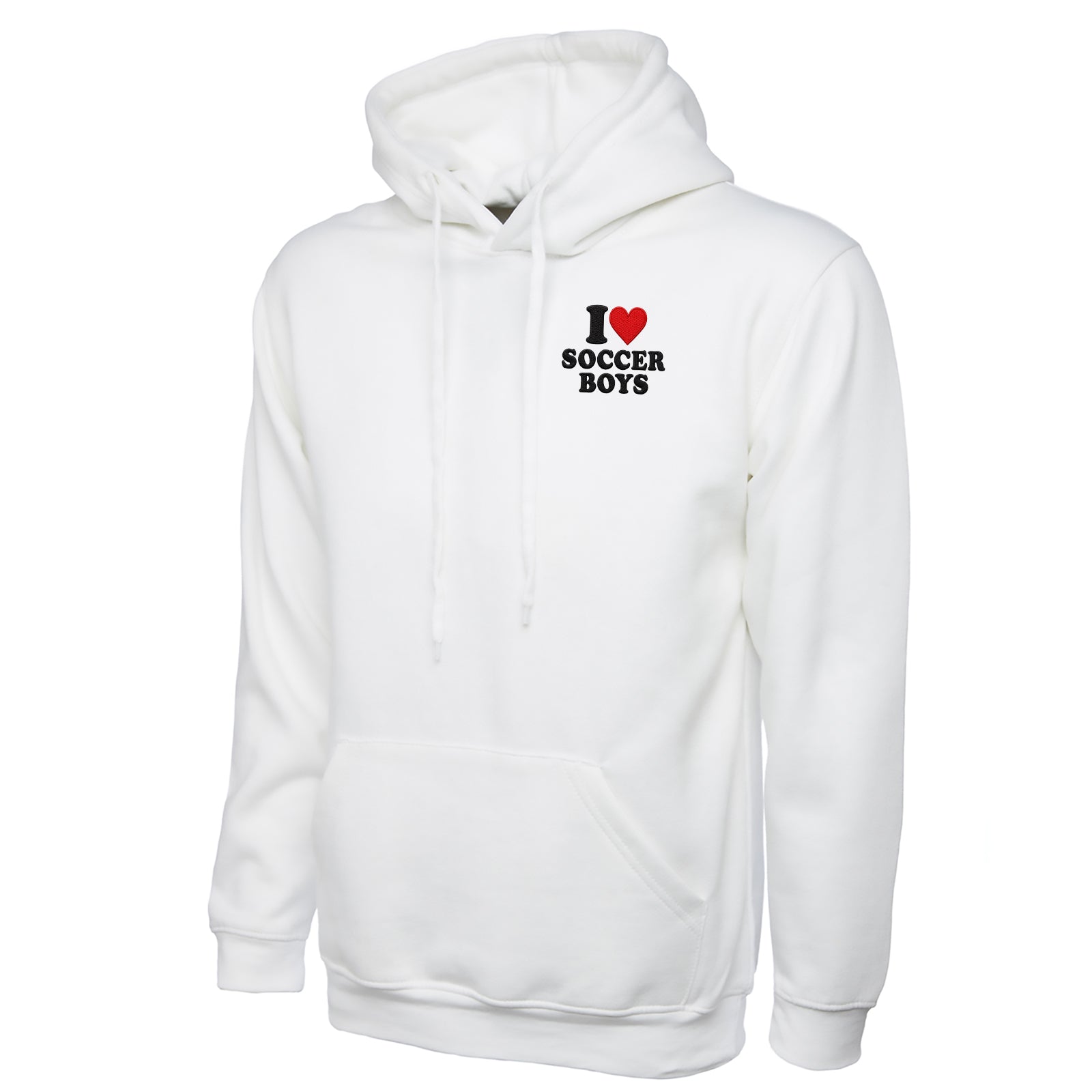 I Love Soccer Boys Hoodie 
