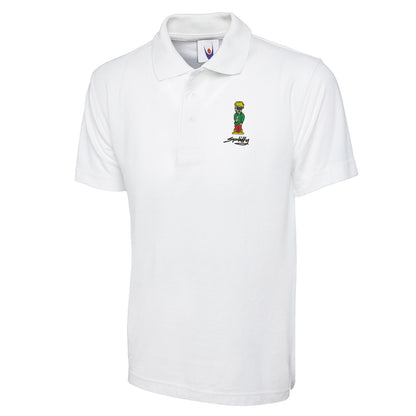Retro Eclipse Embroidered Classic Polo Shirt