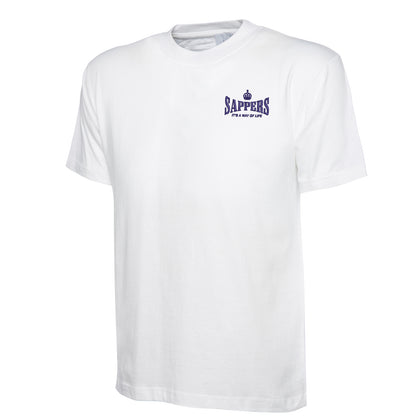 Sappers It's a Way of Life Embroidered Classic T-Shirt
