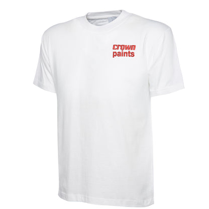 Retro Crown Paints Embroidered Classic T-Shirt