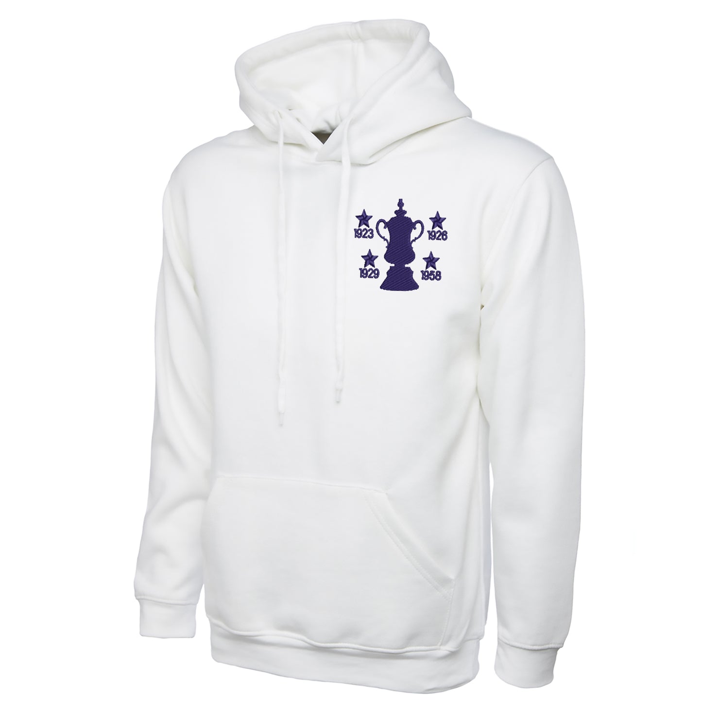Retro Bolton Four Time Cup Winners Hoodie