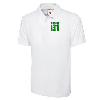 Hibs FC Choose Leith Football Polo Shirt