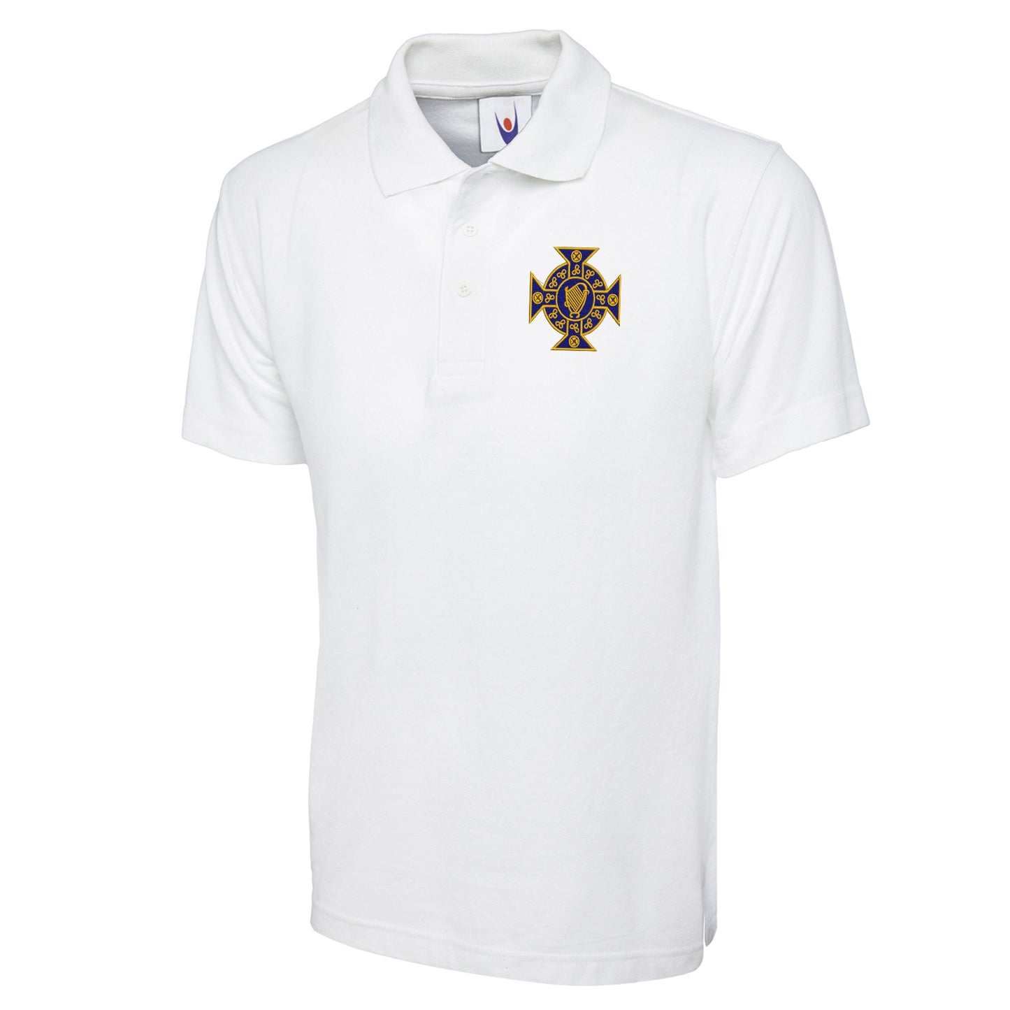 Retro Northern Ireland 1882 Embroidered Classic Polo Shirt