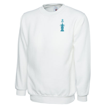 Retro Coventry FA Cup Winners Embroidered Classic Sweatshirt