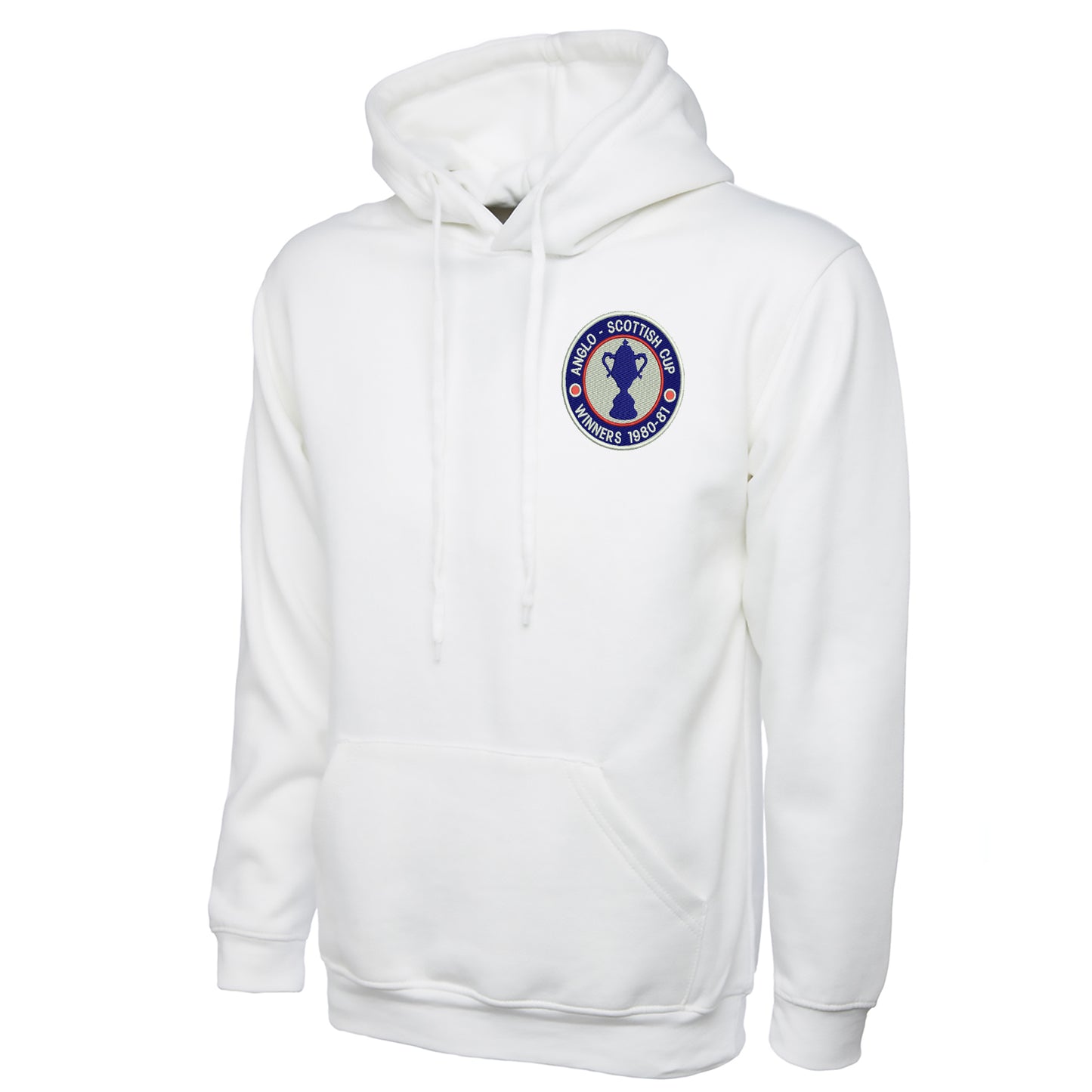 Retro Chesterfield Anglo-Scottish Cup Winners 1981 Embroidered Hoodie