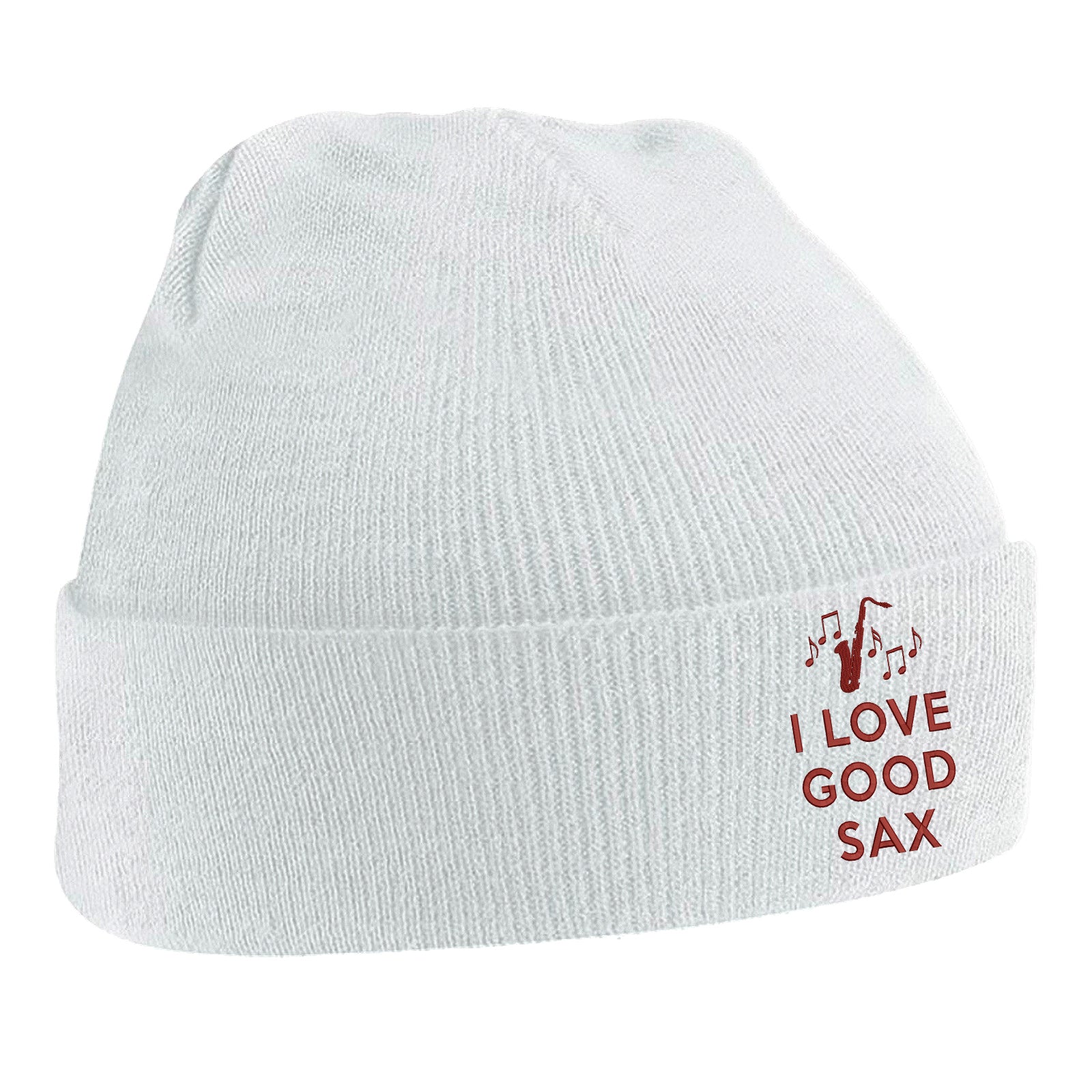 I Love Good Sax Beanie Hat