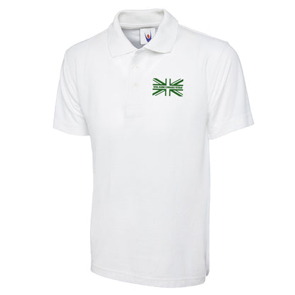 Royal Marine Commando Veteran Union Jack Embroidered Classic Polo Shirt