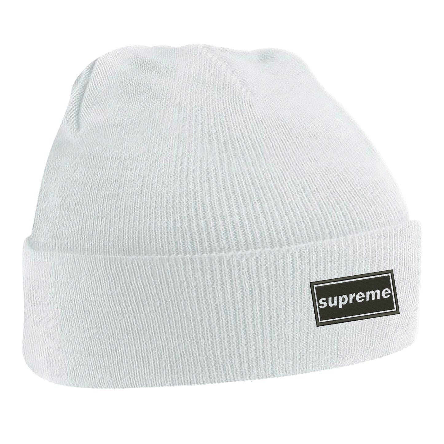 Supreme Embroidered Beanie Hat