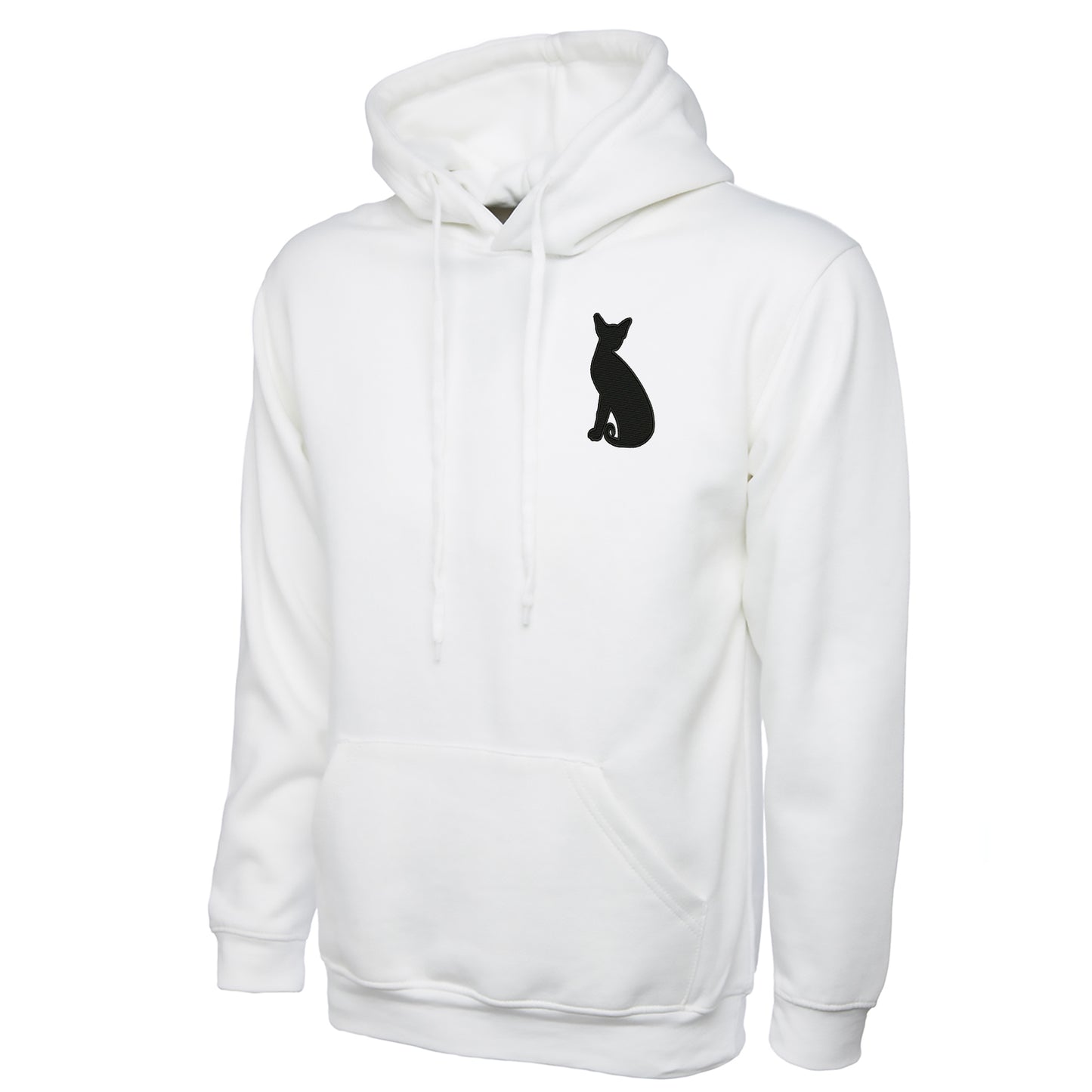 Siamese Cat Embroidered Hoodie