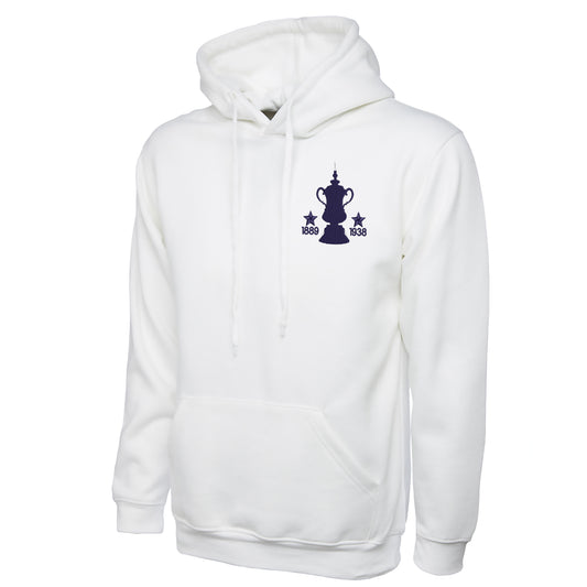Retro Preston Two Time Cup Winners Embroidered Hoodie