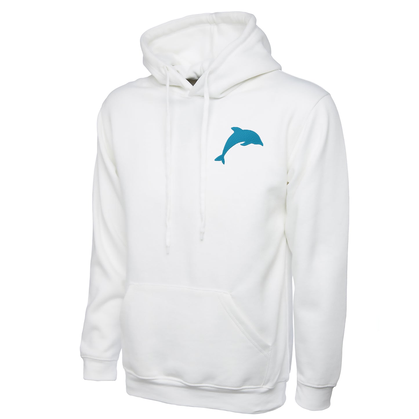 Dolphin Embroidered Hoodie