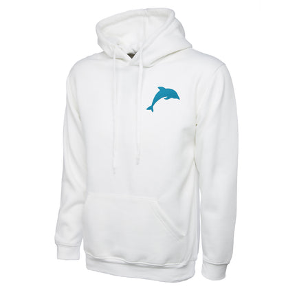 Dolphin Embroidered Hoodie
