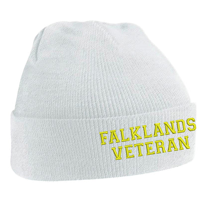 Falklands Veteran Embroidered Beanie Hat