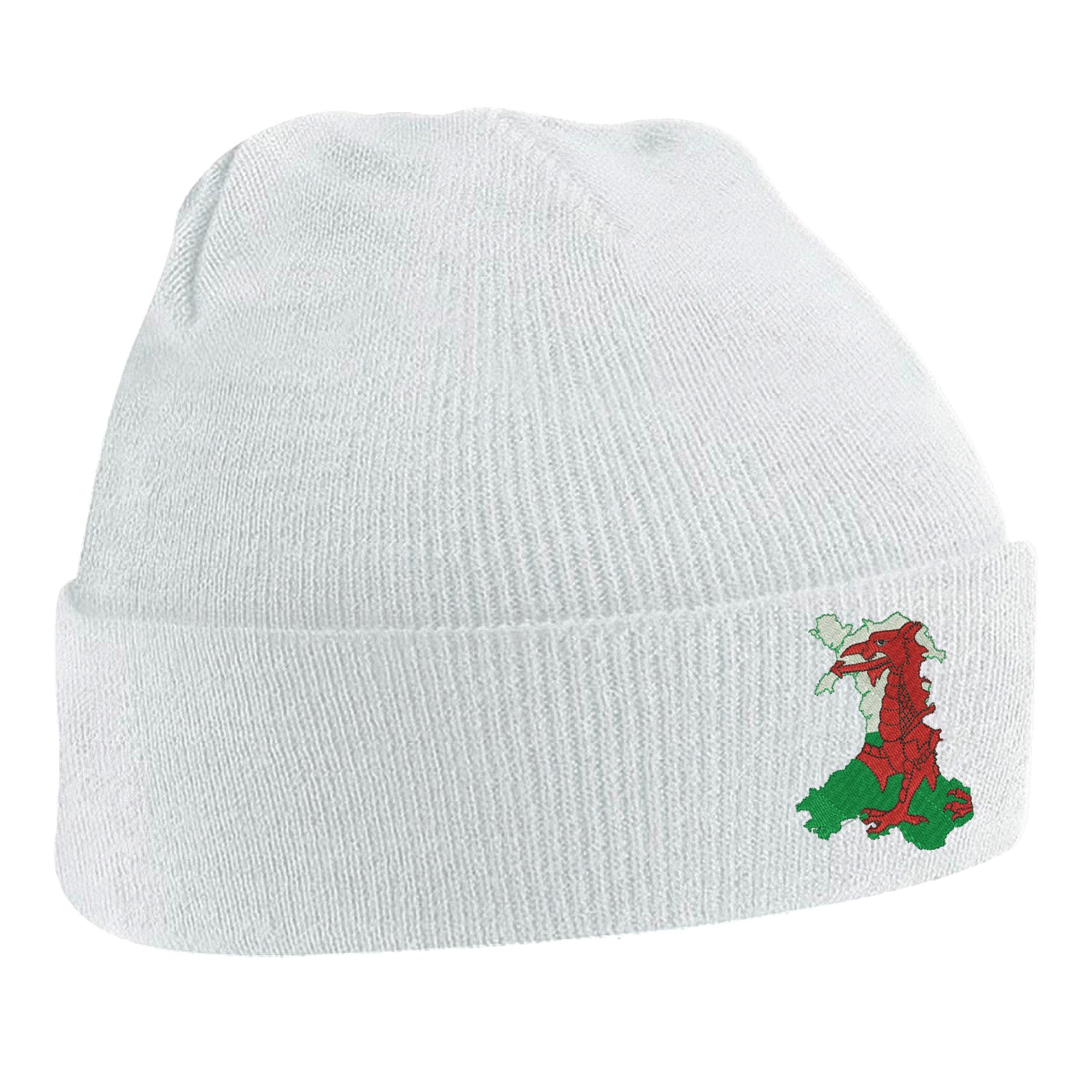 Wales Flag Map Beanie Hat