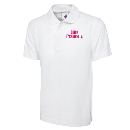 Cinder Fckinrella Embroidered Classic Polo Shirt