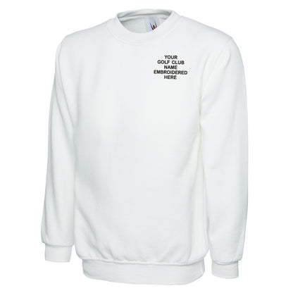 Personalised Golf Club Embroidered Classic Sweatshirt