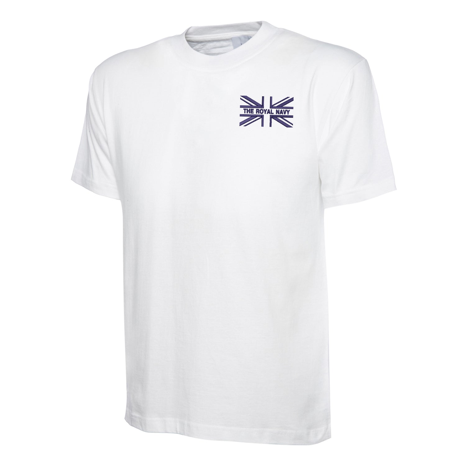 The Royal Navy Union Jack Embroidered Classic T-Shirt